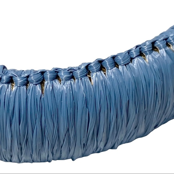 J. Crew Bracelet Cuff S-M 2-1/4” Cotton Raffia-Wrapped BG692 - Picture 4 of 10